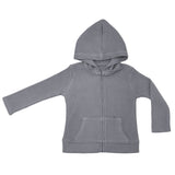 Waffle Hoodie - Smoke - HoneyBug 