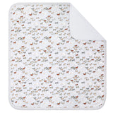 Bamboo Blend Baby Blanket - Wild Horses - HoneyBug 