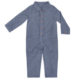 Jumpsuit Coverall - Chambray - HoneyBug 