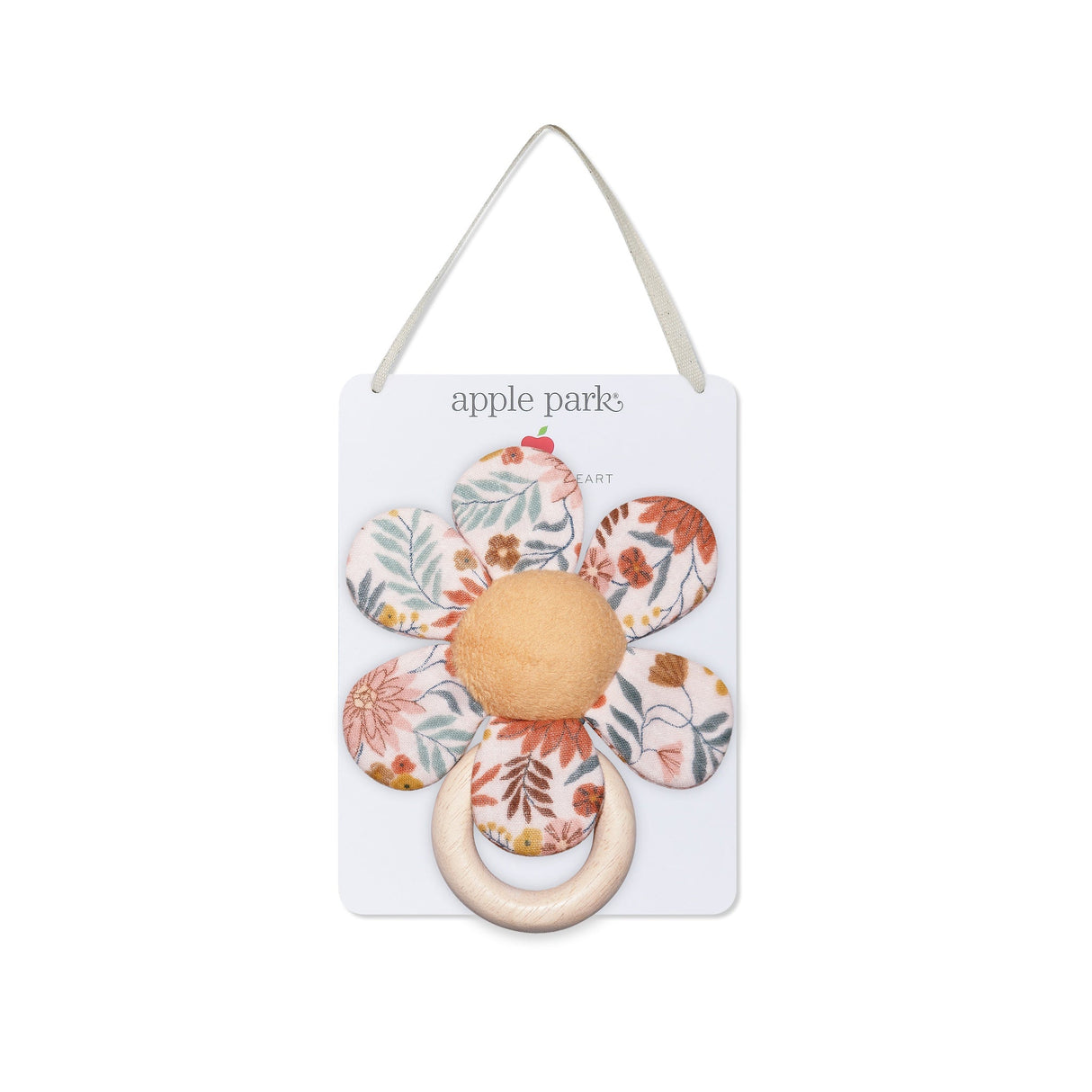 Flower Teething Ring - Zinnia Bloom - HoneyBug 