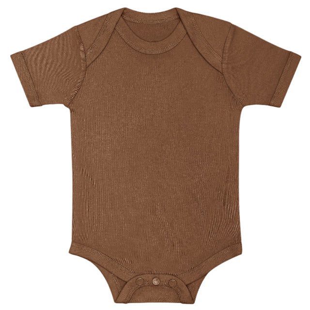 Bamboo Blend Essential Onesie - Caramel - HoneyBug 