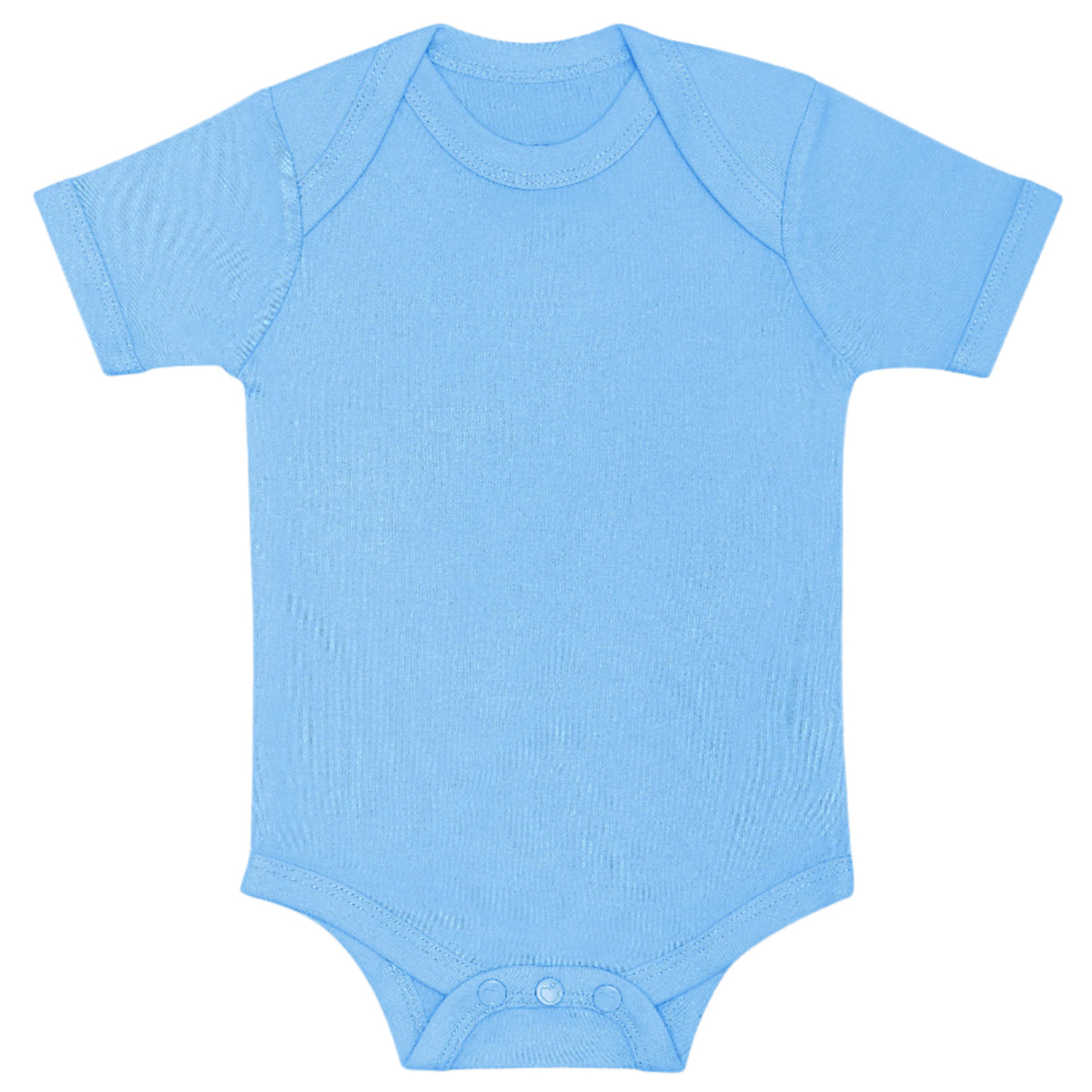Bamboo Blend Essential Onesie - Baby Blue - HoneyBug 