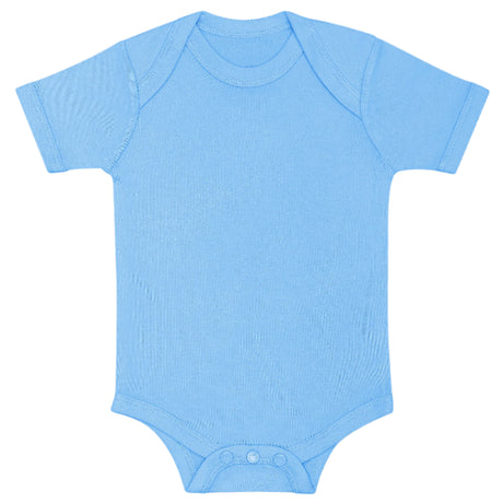 Bamboo Blend Essential Onesie - Baby Blue - HoneyBug 