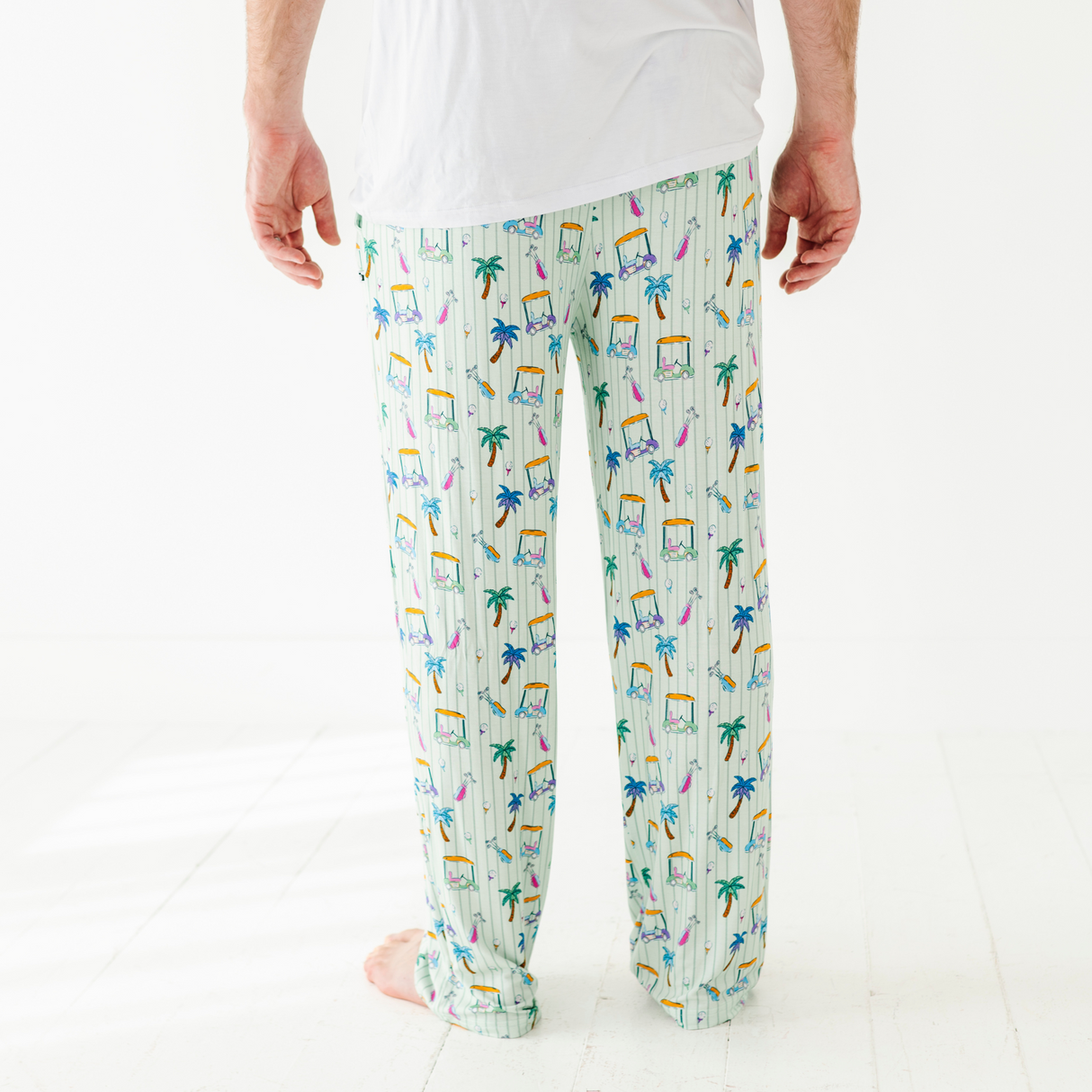 It's Fore O'Clock Somewhere Mens Lounge Pants - HoneyBug 