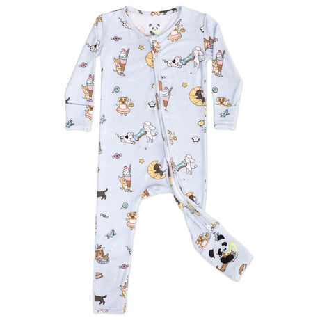 Dessert Dogs Bamboo Convertible Footie - HoneyBug 
