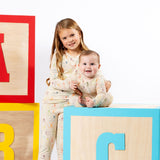 Dino ABC Bamboo Kids Pajamas - HoneyBug 