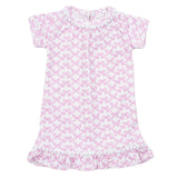 Camden Doll Dress - Pretty Pink Bows - HoneyBug 