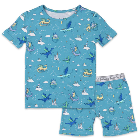 Dragon Dreams Bamboo Kids Pajama Short Set - HoneyBug 