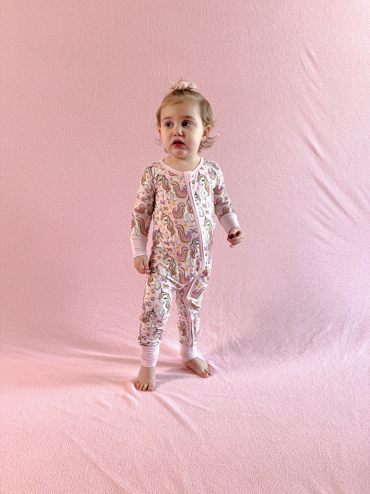Pink Unicorn Zippy - HoneyBug 