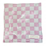 Sugar Pink & White Checkered Stretch Swaddle