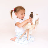 Arabella Blue Floral Leggings - HoneyBug 