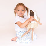 Arabella Blue Floral Leggings - HoneyBug 