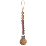 Silicone Pacifier Clip | Eva - Ash - HoneyBug 