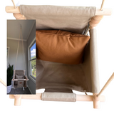 Organic Cotton Indoor High Back Swing Sand