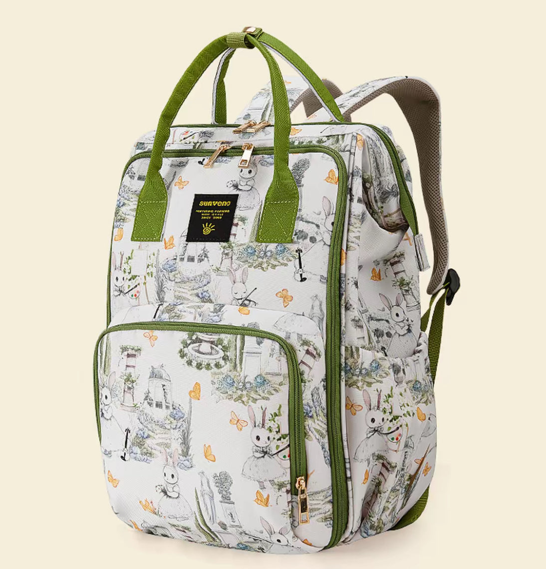 Open-Wide Diaper Backpack