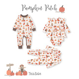 Pumpkin Patch Girls' Dress – Soft Bamboo Fall Favorite - HoneyBug 