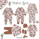 Cowboy Kids Pajama Set – Western Spirit Bamboo Cotton - HoneyBug 