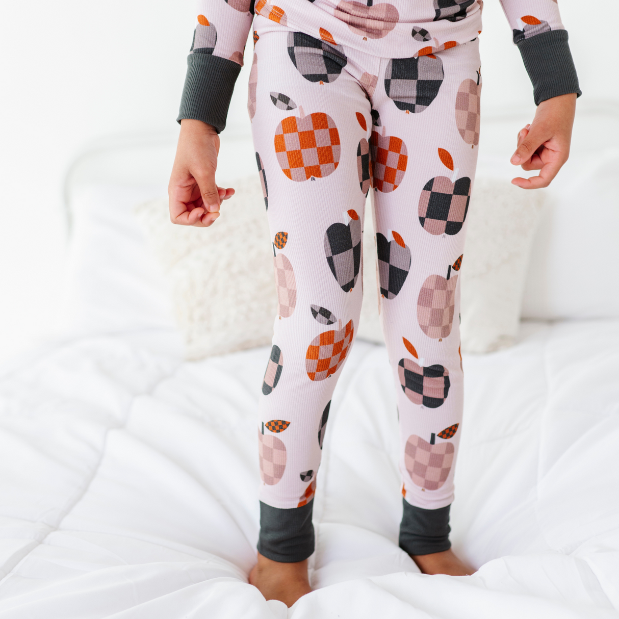 Plaid to Meet You Ribbed Toddler/Big Kid Pajamas - HoneyBug 
