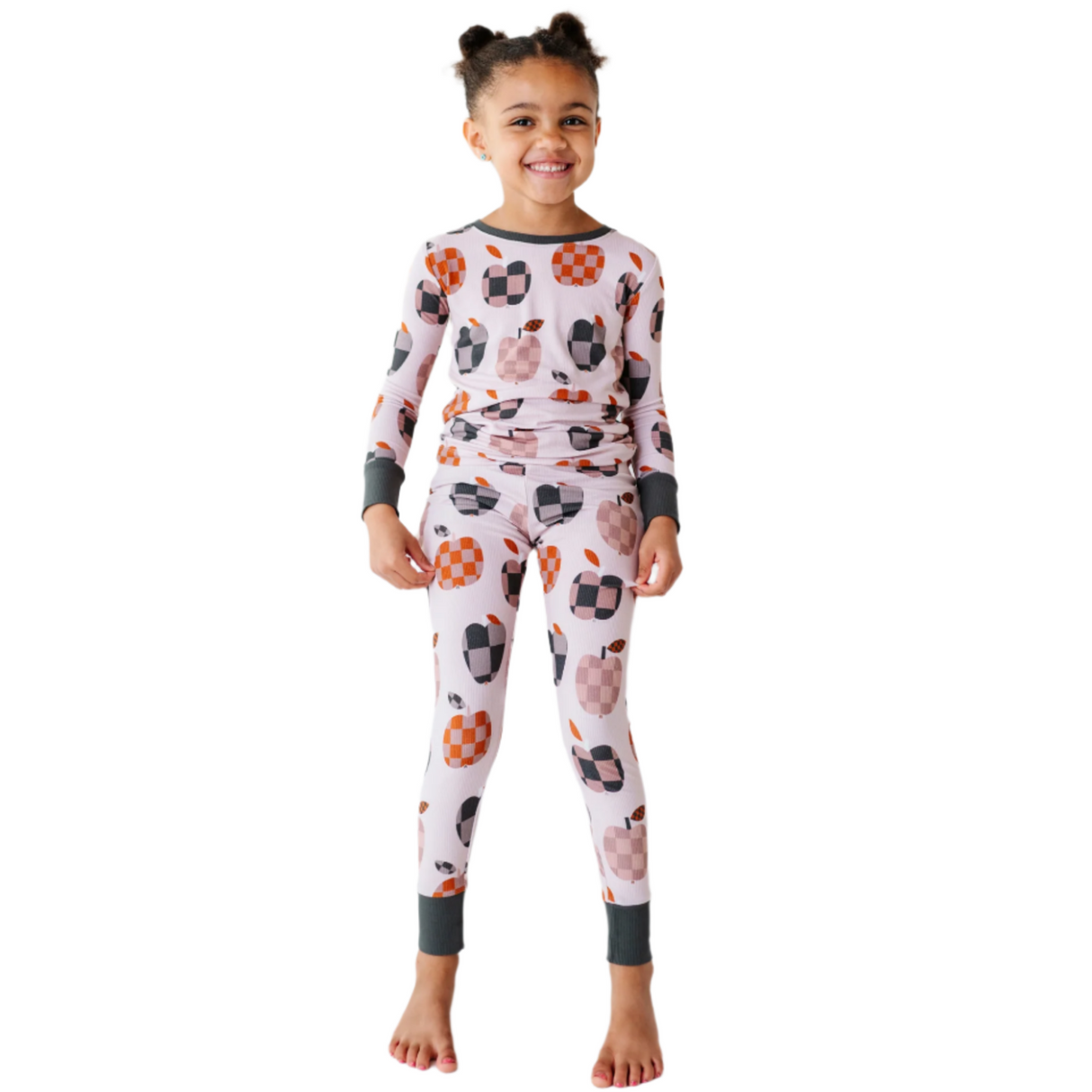Plaid to Meet You Ribbed Toddler/Big Kid Pajamas - HoneyBug 