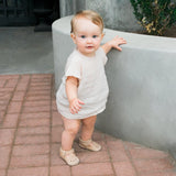 Weathered Brown Mary Jane Baby Shoe - HoneyBug 