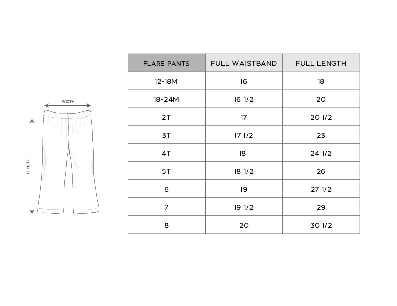 Flare Pants - HoneyBug 