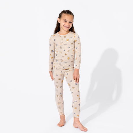 Football Bamboo Kids Pajamas - HoneyBug 