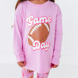 On Game Days We Wear Pink Cha Cha Leggings and Graphic Set - HoneyBug 