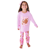 On Game Days We Wear Pink Cha Cha Leggings and Graphic Set - HoneyBug 