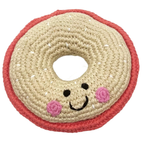 Pretend Play Food Rattle - Salmon Bagel - HoneyBug 