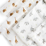Lion & Elephant Swaddle Set - HoneyBug 