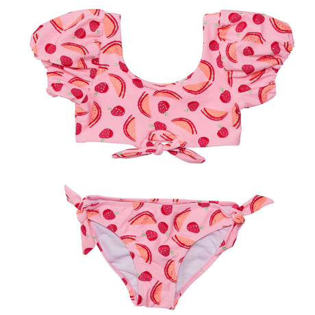 Berry Sweet Knot Front Bikini - HoneyBug 
