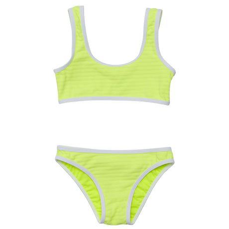 Citron Zest Crop Bikini - HoneyBug 