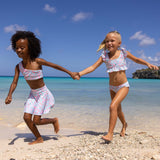 Daisy Chain Frilled Crop Bikini - HoneyBug 