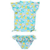 Lemon Drops SS Ruffle Set - HoneyBug 