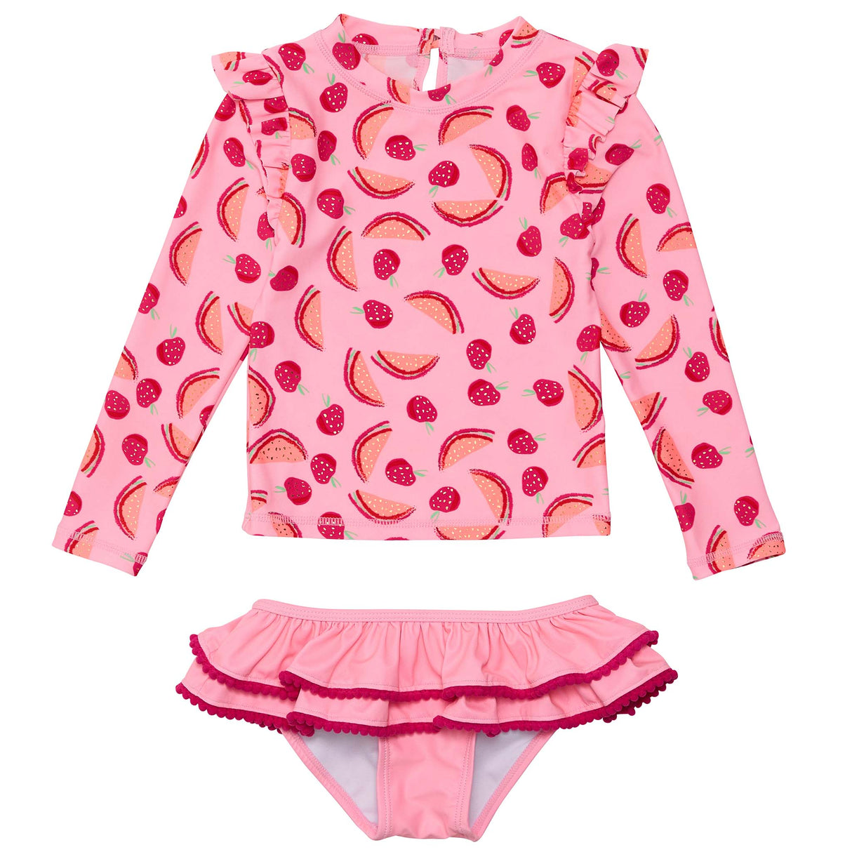 Berry Sweet LS Ruffle Set - HoneyBug 