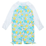 Lemon Drops LS Sunsuit - HoneyBug 