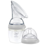 Haakaa Gen 3 Silicone Breast Pump Flange and Bottle Set 160 ml/6 oz - HoneyBug 