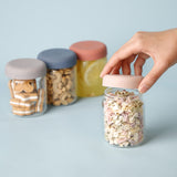Haakaa Sealed Glass Storage Jar Set - HoneyBug 