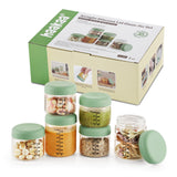 Haakaa Sealed Glass Storage Jar Set - HoneyBug 