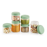 Haakaa Sealed Glass Storage Jar Set - 6 x 4 oz Glass Jars - HoneyBug 