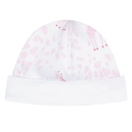 Pink Giraffe Print Hat - HoneyBug 