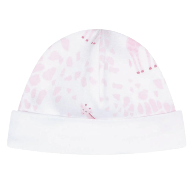Pink Giraffe Print Hat - HoneyBug 