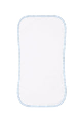 Blue Gingham Burp Cloth - HoneyBug 