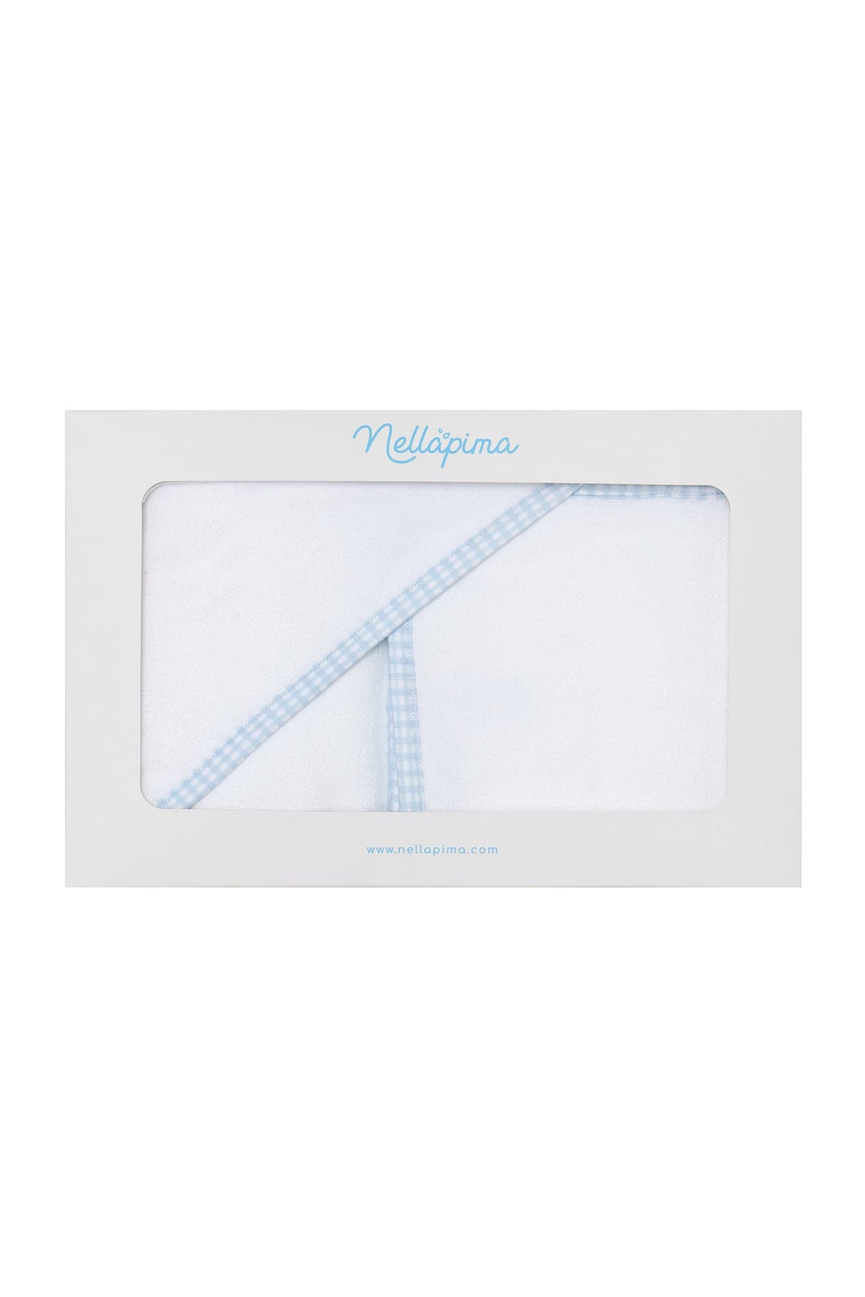Blue Gingham Towel - HoneyBug 