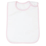 Pink Gingham Feeding Bib - HoneyBug 