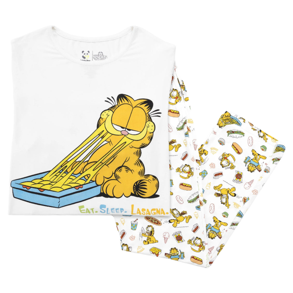 Garfield: Snack Attack Bamboo Men's Pajama Set - HoneyBug 