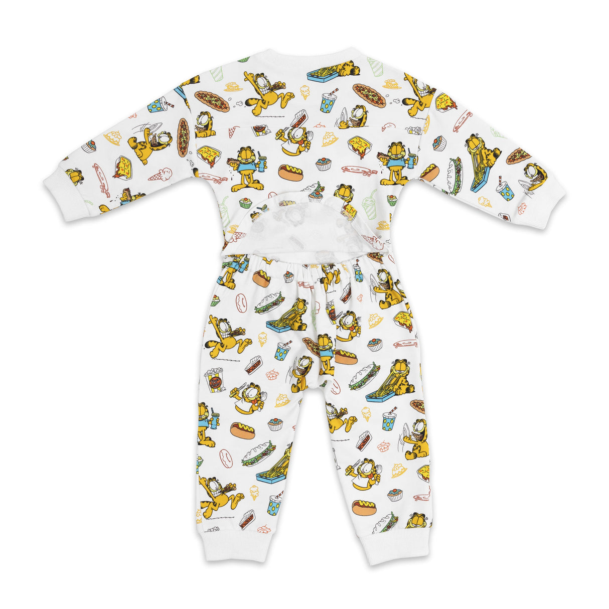 Garfield: Snack Attack Bamboo Terry Daywear Romper - HoneyBug 