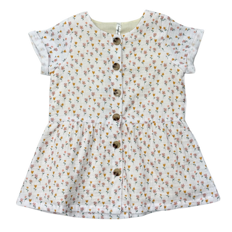 Gauze Button Dress