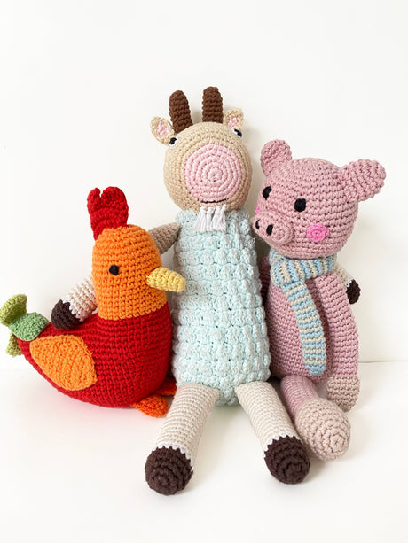 Farm Animal - Plush Goat Kids Toy - HoneyBug 