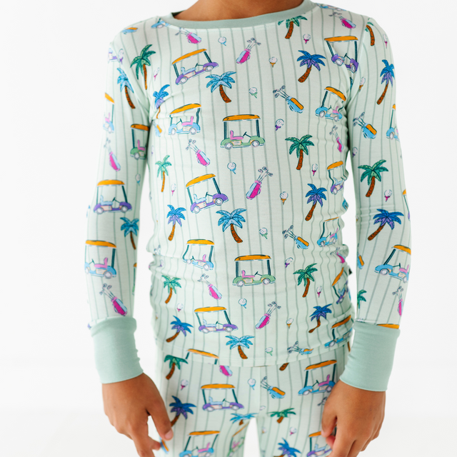 It's Fore O'Clock Somewhere Toddler Pajamas Long Sleeves and Pants - HoneyBug 